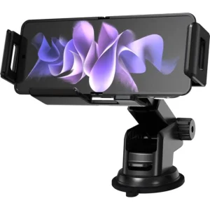 15W Draadloze Telefoonhouder Auto voor Samsung Galaxy Fold 4 en Flip 4 - Dashboard + Ventilatierooster - Qi Fast Charge - Automatisch