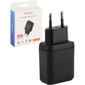 Gecertificeerde USB C Stekker Universeel - 25W Power Delivery Oplader - Super Fast Charge - Snellader iPhone - USB-C Adapter - USB-C Oplaadstekker - USB-C Oplaadblokje - USB-C Oplader - Adapter USB-C - Samsung Oplader - Apple Adapter -